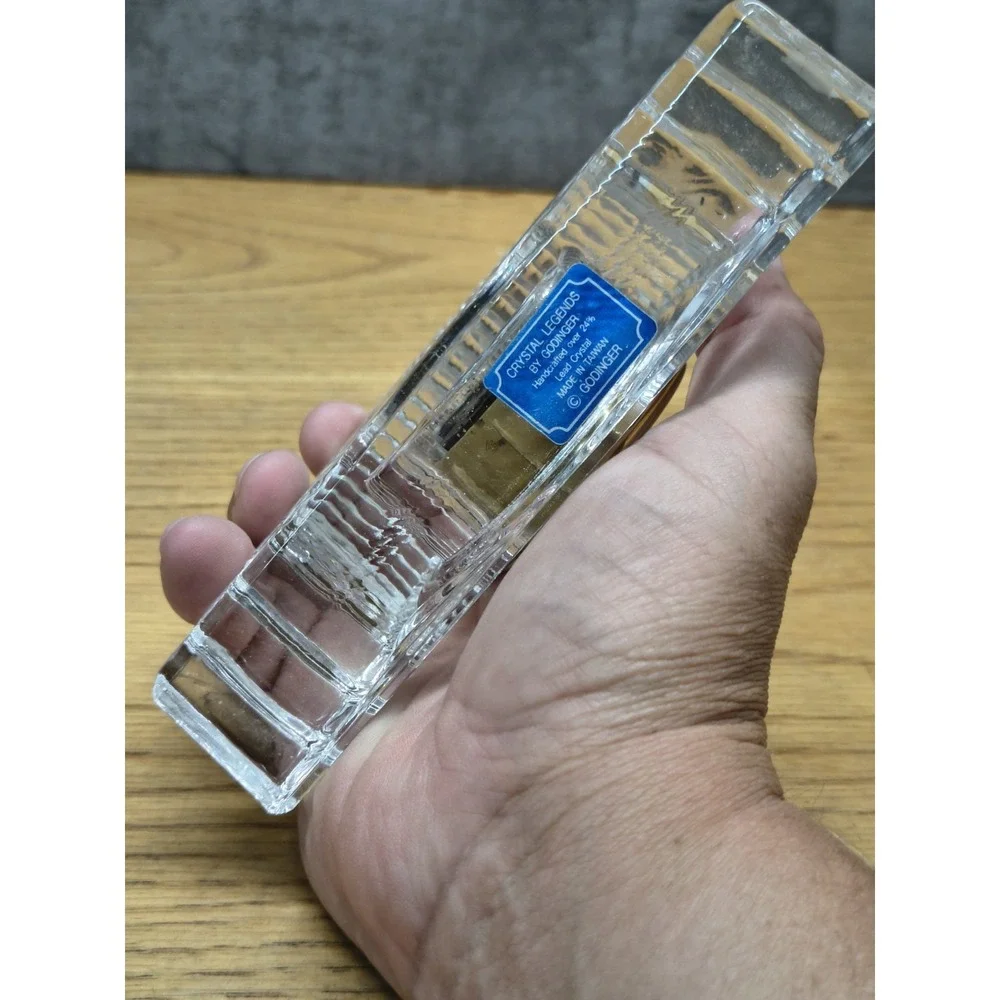 Godinger Vintage‎ Crystal Legends Quartz Desk Clock